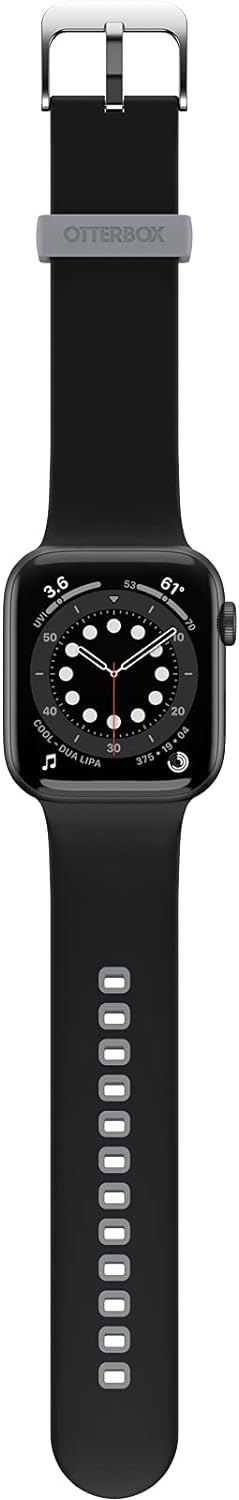 Otterbox Apple Watch Band 42/44/45mm All Day Comfort - Pavement (Black / Grey) (New)