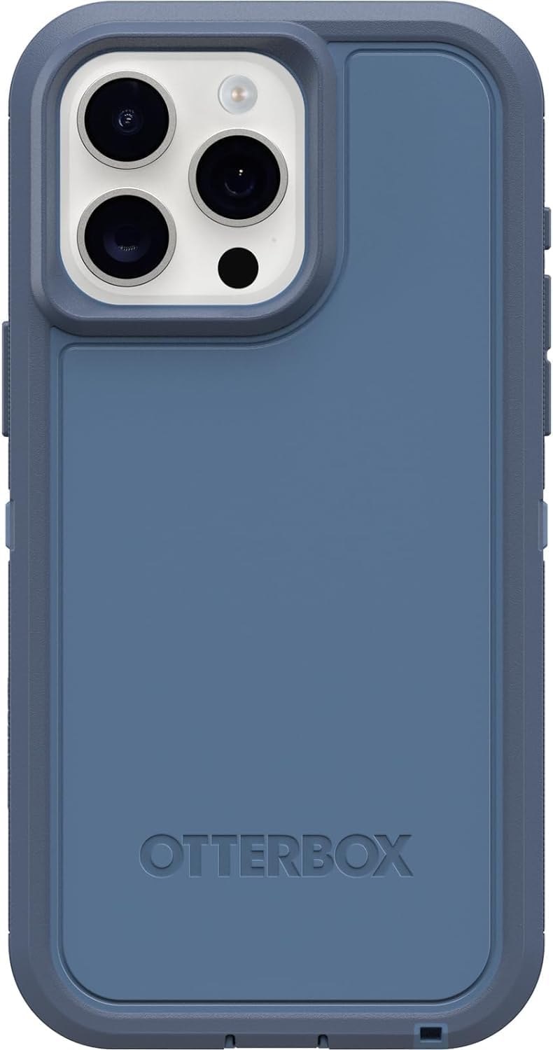 OtterBox DEFENDER SERIES XT case w/MagSafe for iPhone 15 Pro Max - Baby Blue Jeans (77-92964)