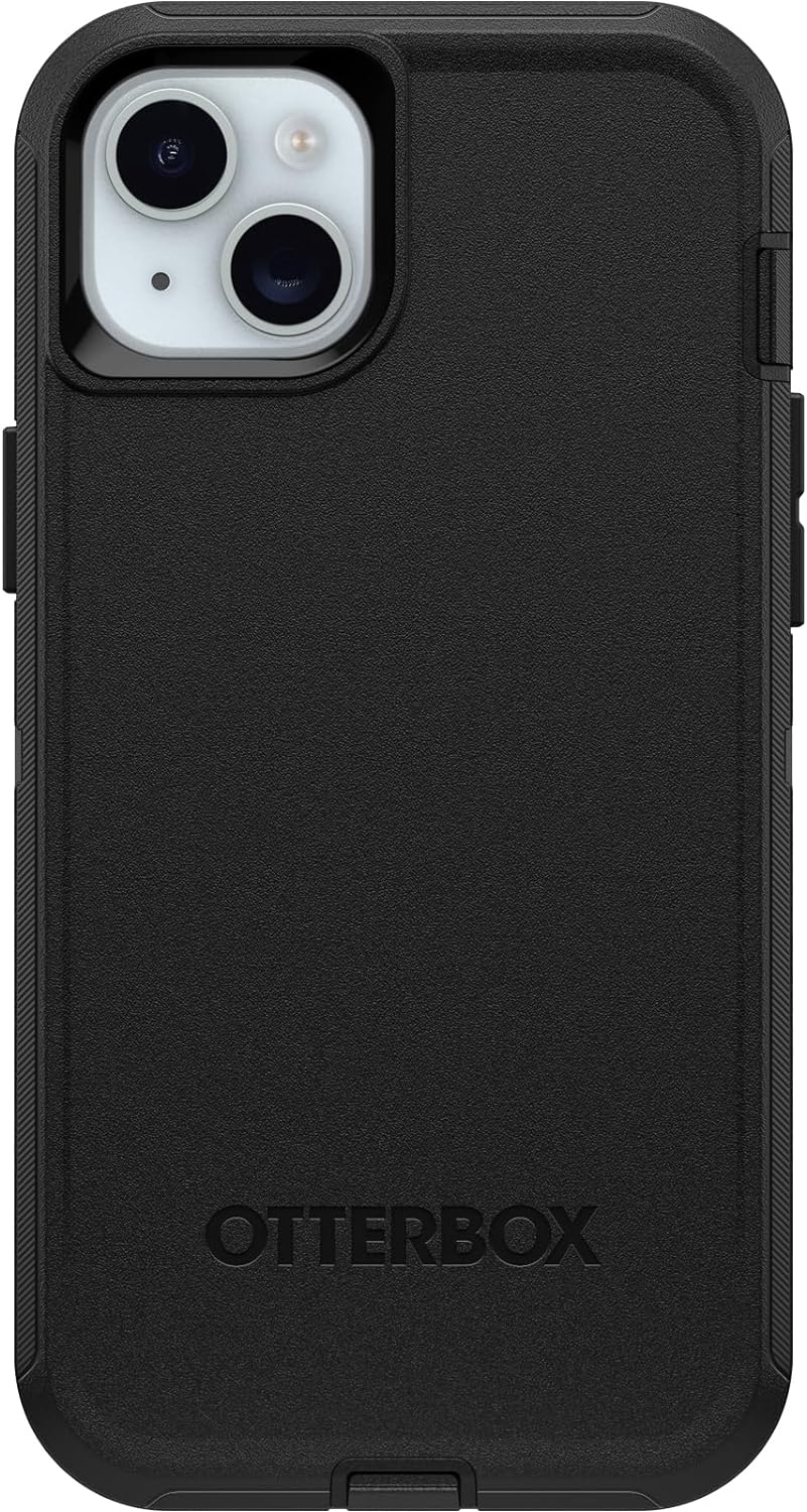 OtterBox DEFENDER SERIES Case for iPhone 15 Plus and iPhone 14 Plus - Black (New)