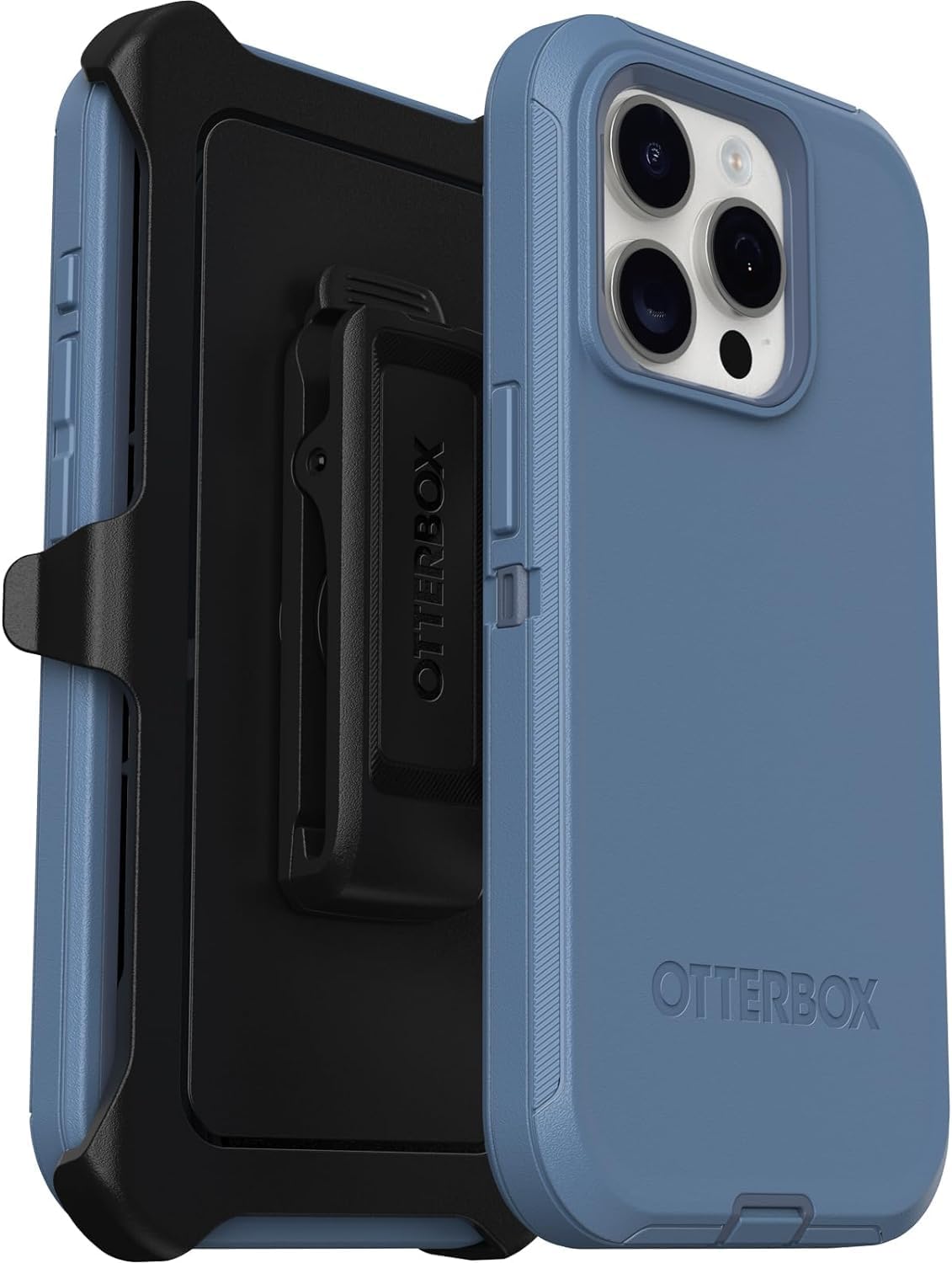 OtterBox DEFENDER SERIES case for iPhone 15 Pro - Baby Blue Jeans (77-92538) - Refurbished