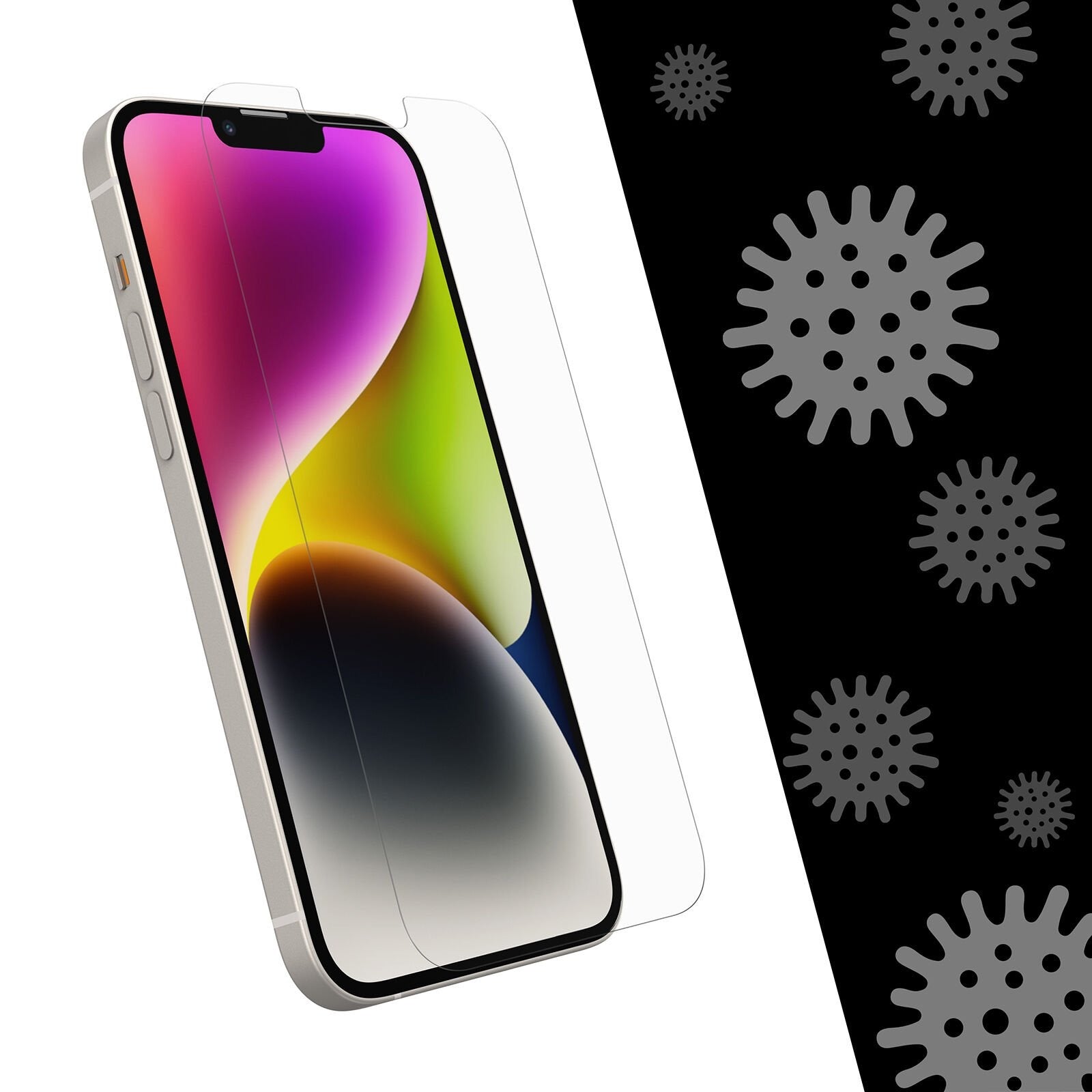 OtterBox Amplify Glass Screen Protector for iPhone 14, iPhone 13 & iPhone 13 Pro