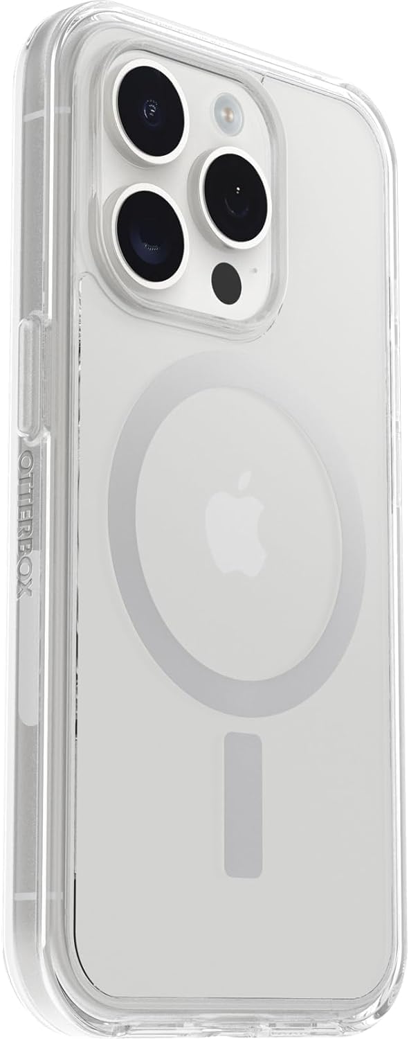OtterBox SYMMETRY SERIES Clear Case for MagSafe iPhone 15 Pro - Clear (New)