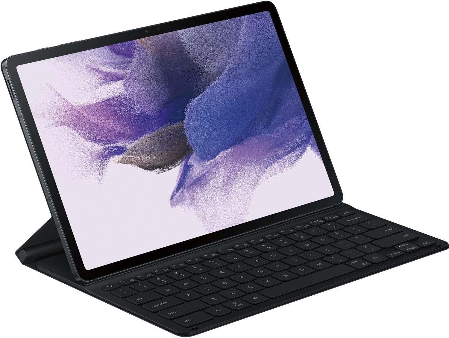 Samsung Cover with Keyboard Slim for Galaxy Tab S8+ / S7+ / S7 FE - Black (Certified Refurbished)