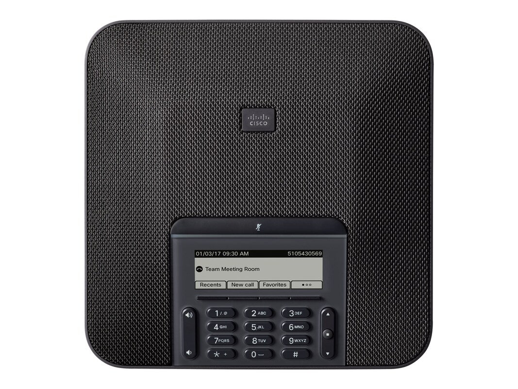 Cisco CP-7832-K9= IP Conference Station - Smoke Black (New, Open Box)