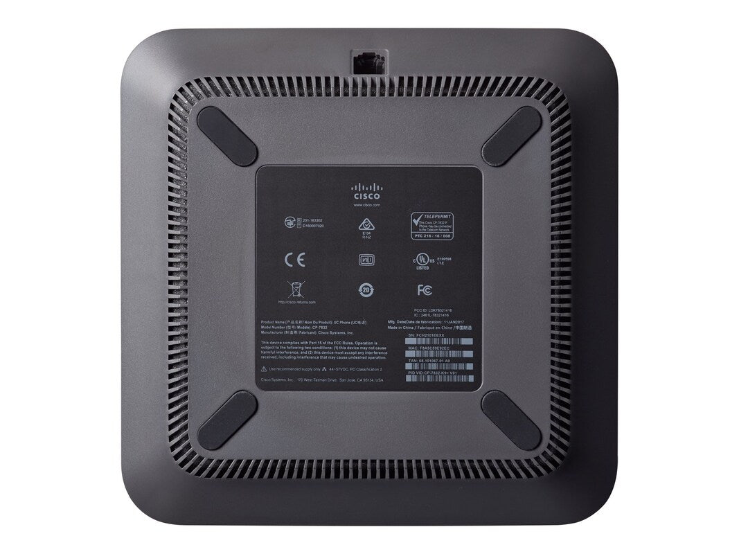 Cisco CP-7832-K9= IP Conference Station - Smoke Black (New, Open Box)