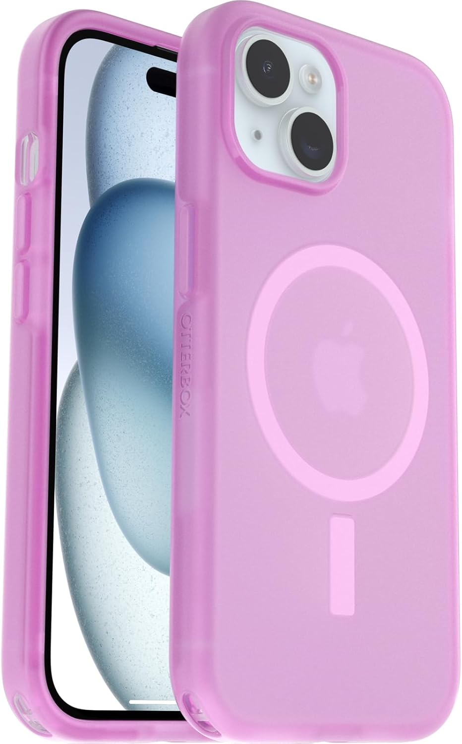 OtterBox SYMMETRY SERIES Soft Touch Case for iPhone 15, 14, 13 - Beet It (Pink) (Certified Refurbished)