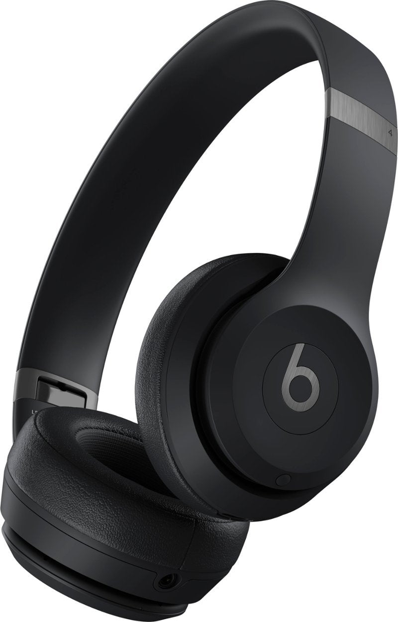 Beats Solo 4 True Wireless On-Ear Headphones - Matte Black (Renewed)