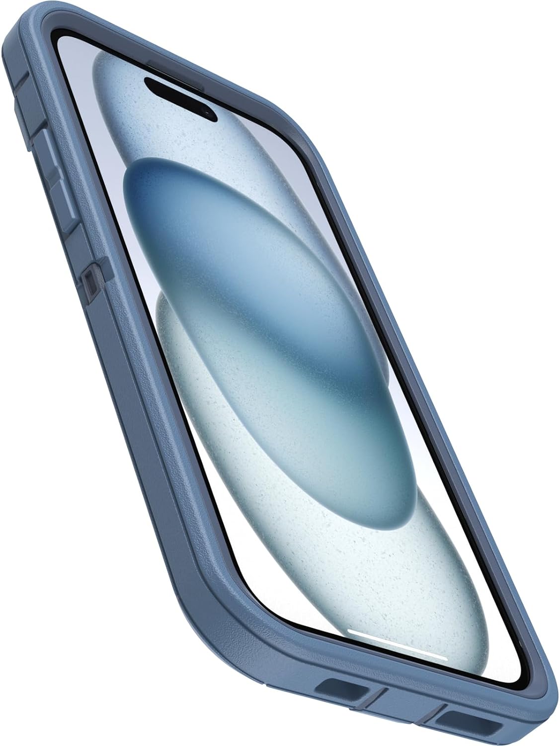 OtterBox DEFENDER SERIES Case for Apple iPhone 15 Plus - Baby Blue Jeans (Blue) (Certified Refurbished)