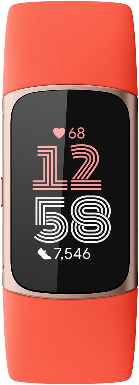 Fitbit Charge 6 Advanced Fitness & Health Tracker - Coral (New)