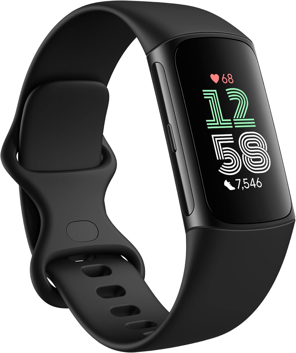 Fitbit Charge 6 Advanced Fitness & Health Tracker - Obsidian (Renewed)