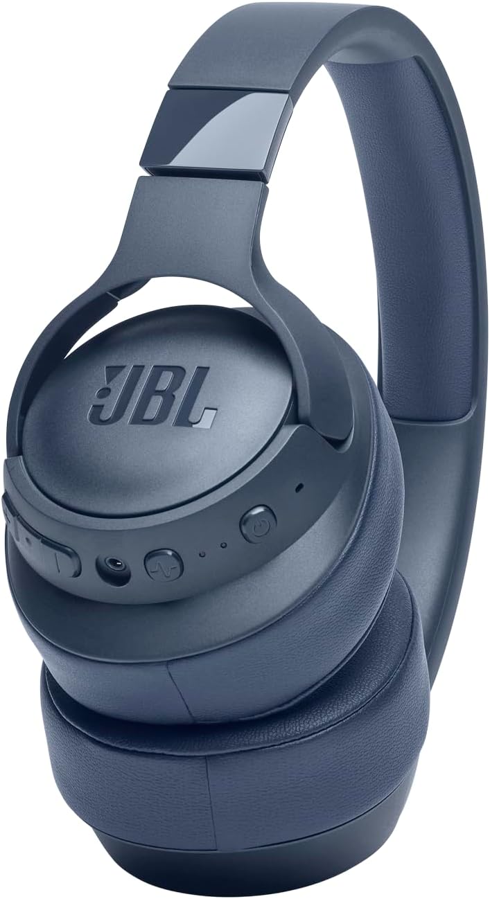 JBL Adaptive Noise Cancelling Wireless On-Ear Headphone (JBLT670) - Blue (New)