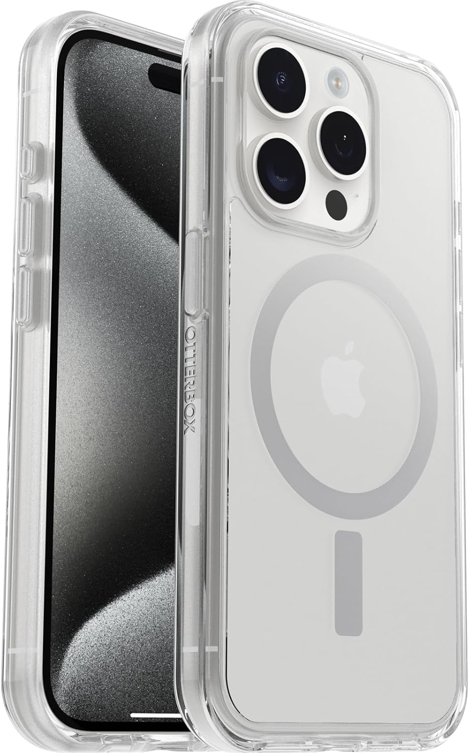 OtterBox SYMMETRY SERIES Clear Case for iPhone 15 Pro - Stardust (Clear Glitter) (New)