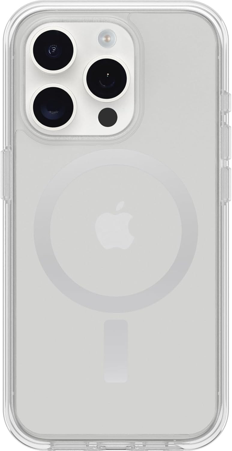 OtterBox SYMMETRY SERIES Clear Case for iPhone 15 Pro - Stardust (Clear Glitter) (New)