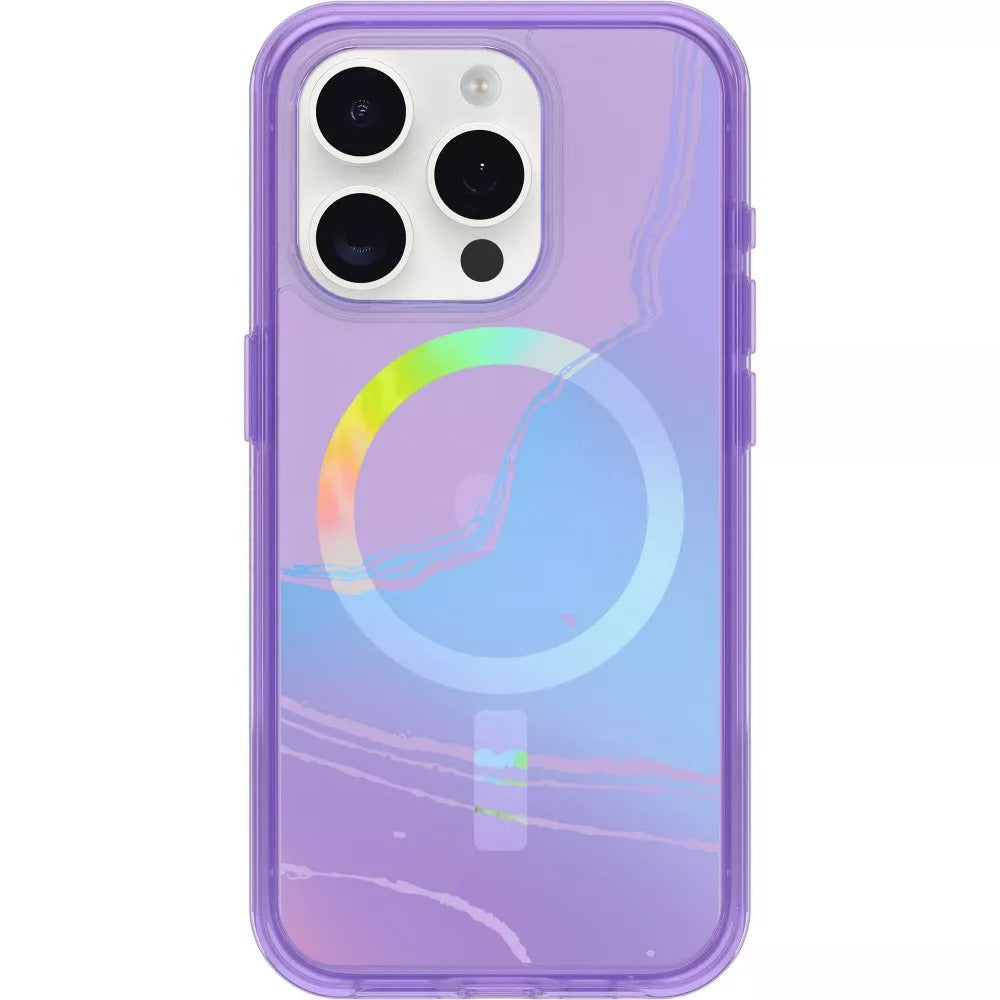 OtterBox SYMMETRY SERIES Clear Case for iPhone 15 Pro - Galactic Dreaming (New)