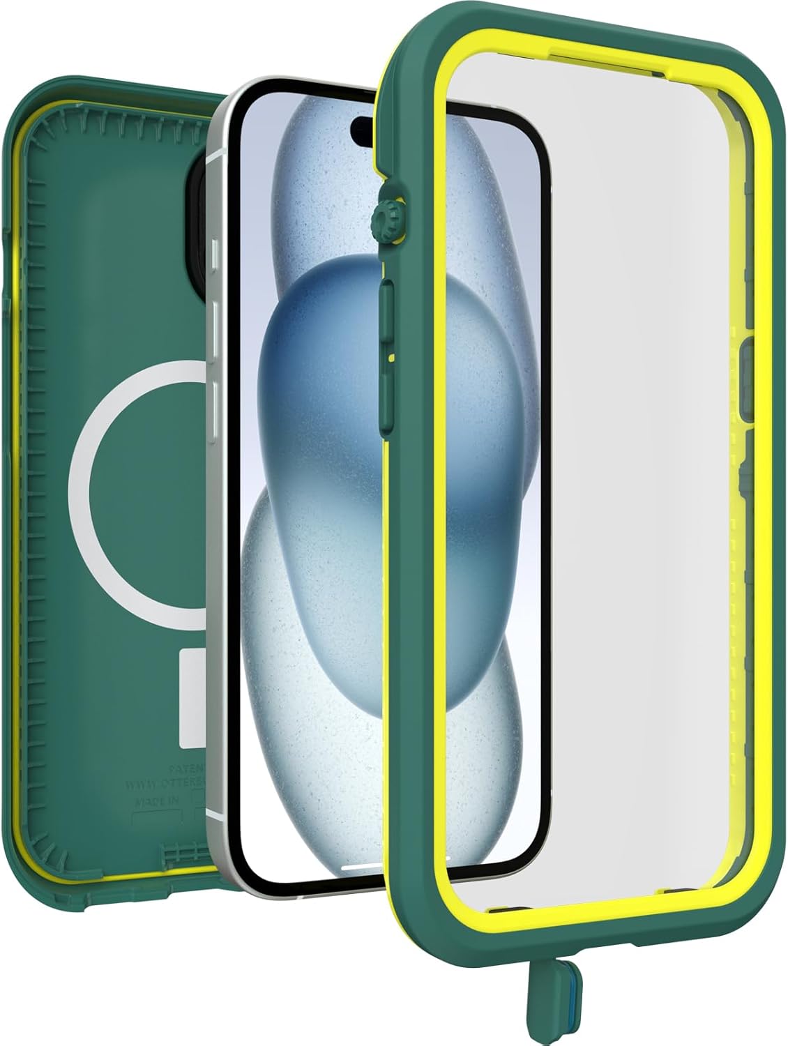 OtterBox FRĒ SERIES MagSafe Case for iPhone 15 Pro Max - Pine (Green)