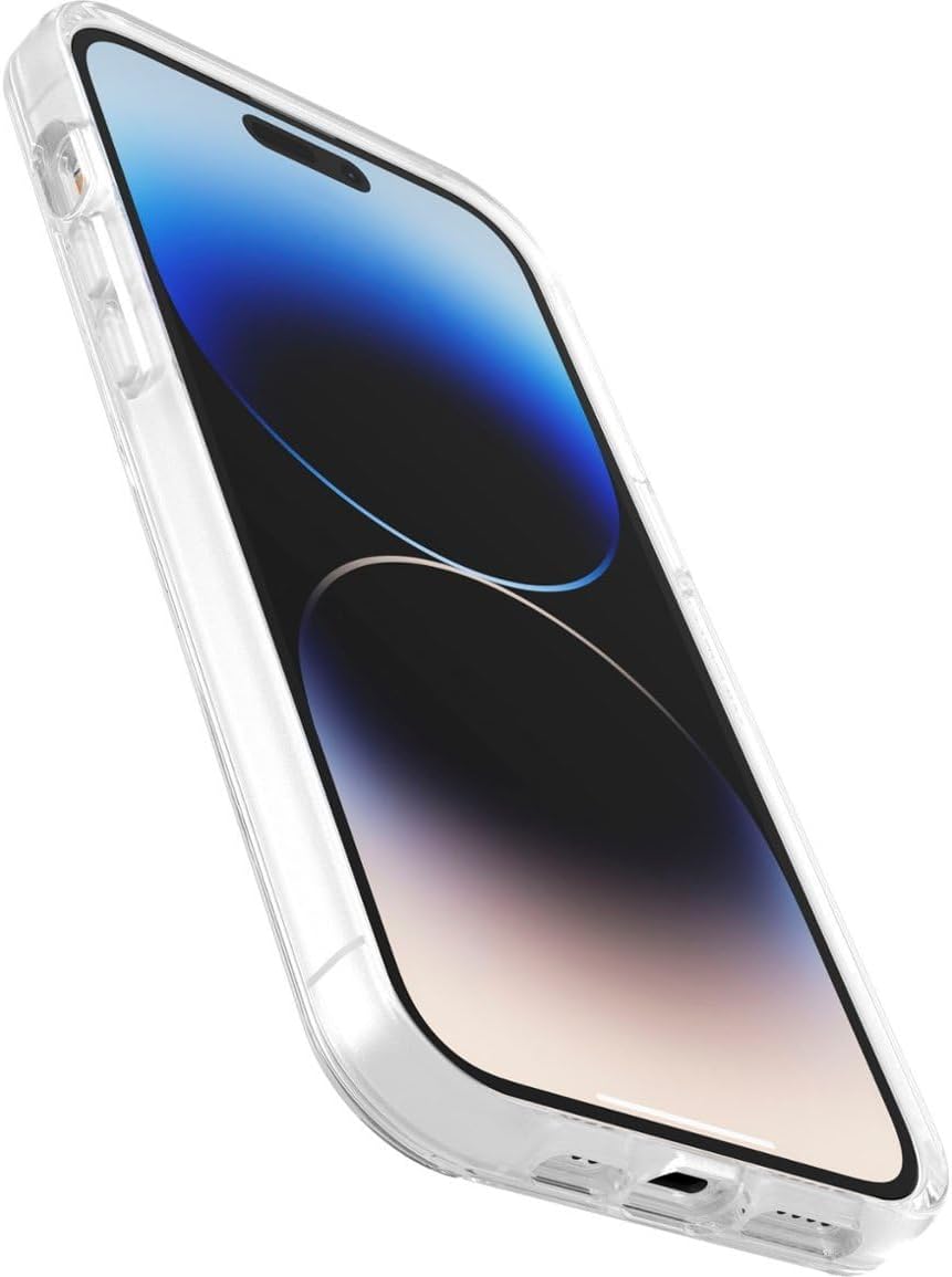 OtterBox SYMMETRY SERIES+ case w/Magsafe for Apple iPhone 15, 14, & 13 - Clear (77-93105) (New)