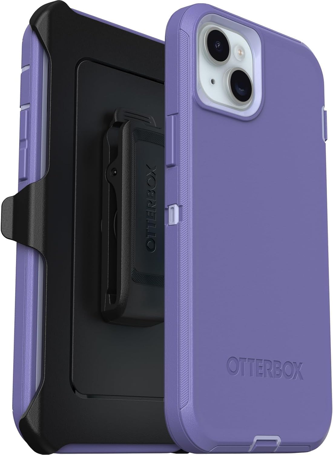 OtterBox DEFENDER SERIES Case for iPhone 15 Plus - Mountain Majesty (Purple) (Certified Refurbished)