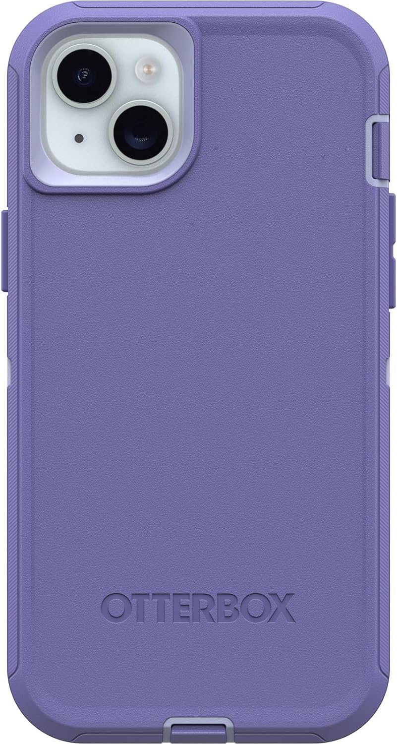 OtterBox DEFENDER SERIES Case for iPhone 15 Plus - Mountain Majesty (Purple) (Certified Refurbished)