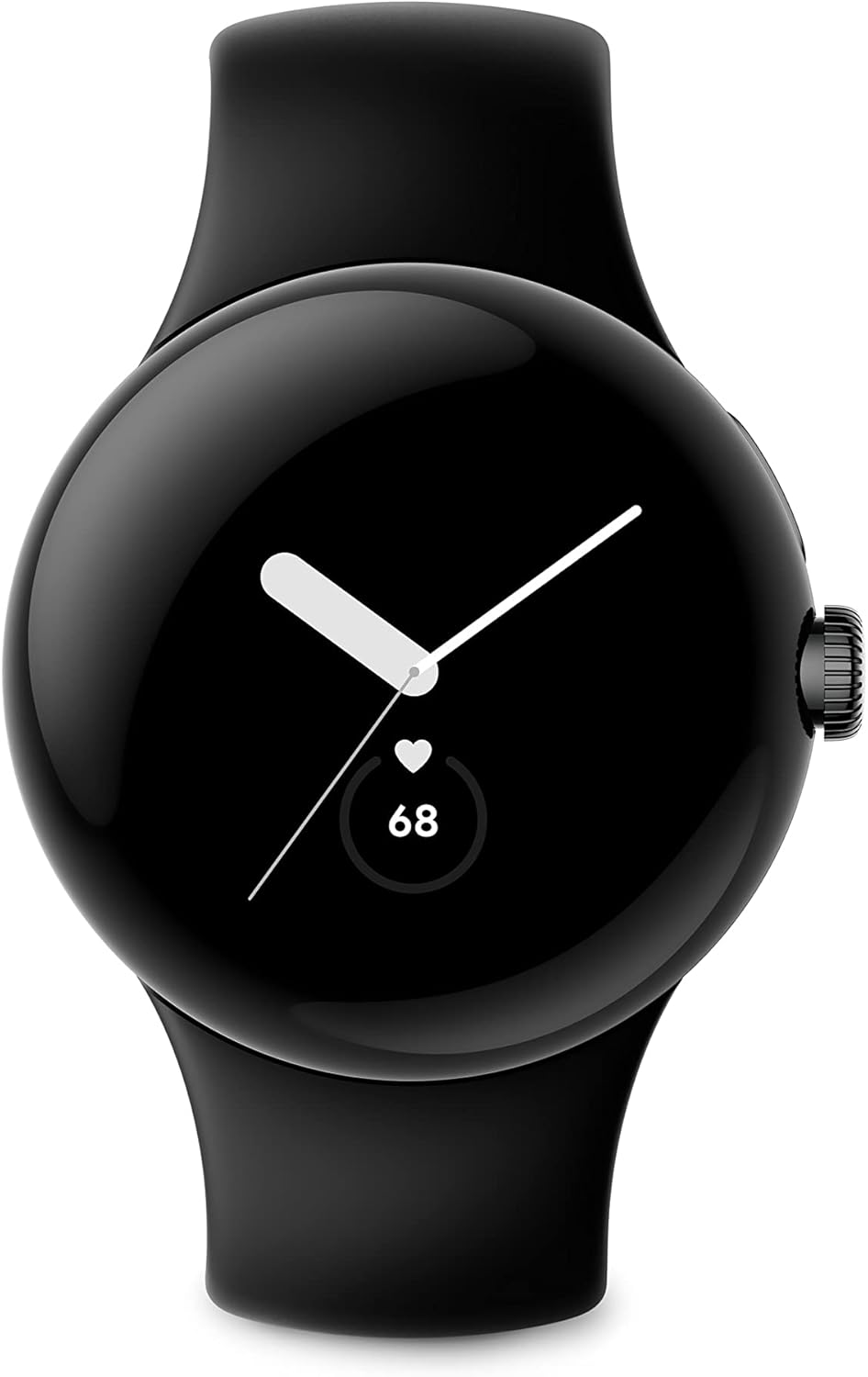 Google Pixel Watch (GPS+LTE) 41mm Stainless Steel Case with Black Obsidian Active Band (New)