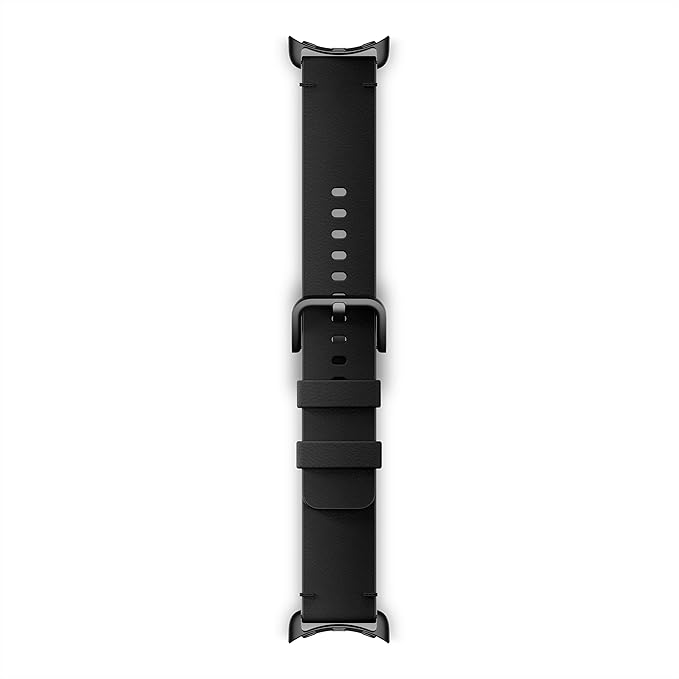 Google Pixel Watch Crafted Leather Band - S - Obsidian (New)