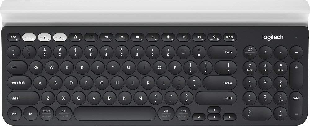 Logitech K780 Multi-Device Wireless Keyboard for Computer, Phone & Tablet - Black (New)