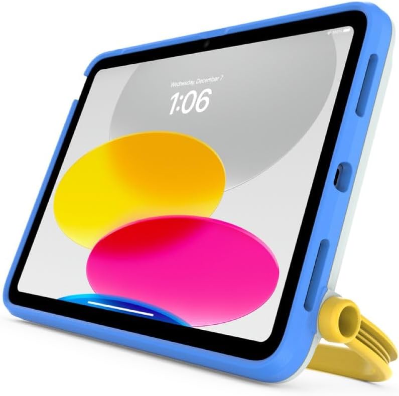 OtterBox Kids EasyGrab Case without Screen Protector for Kids iPad (10th Gen/A16) - Never Blue (Blue) (Refurbished)