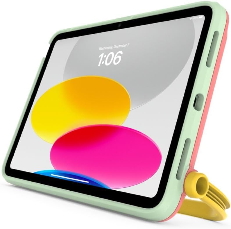 OtterBox EasyGrab Case for Kids iPad (10th Gen) - Summer Dream (Pink) (Certified Refurbished)