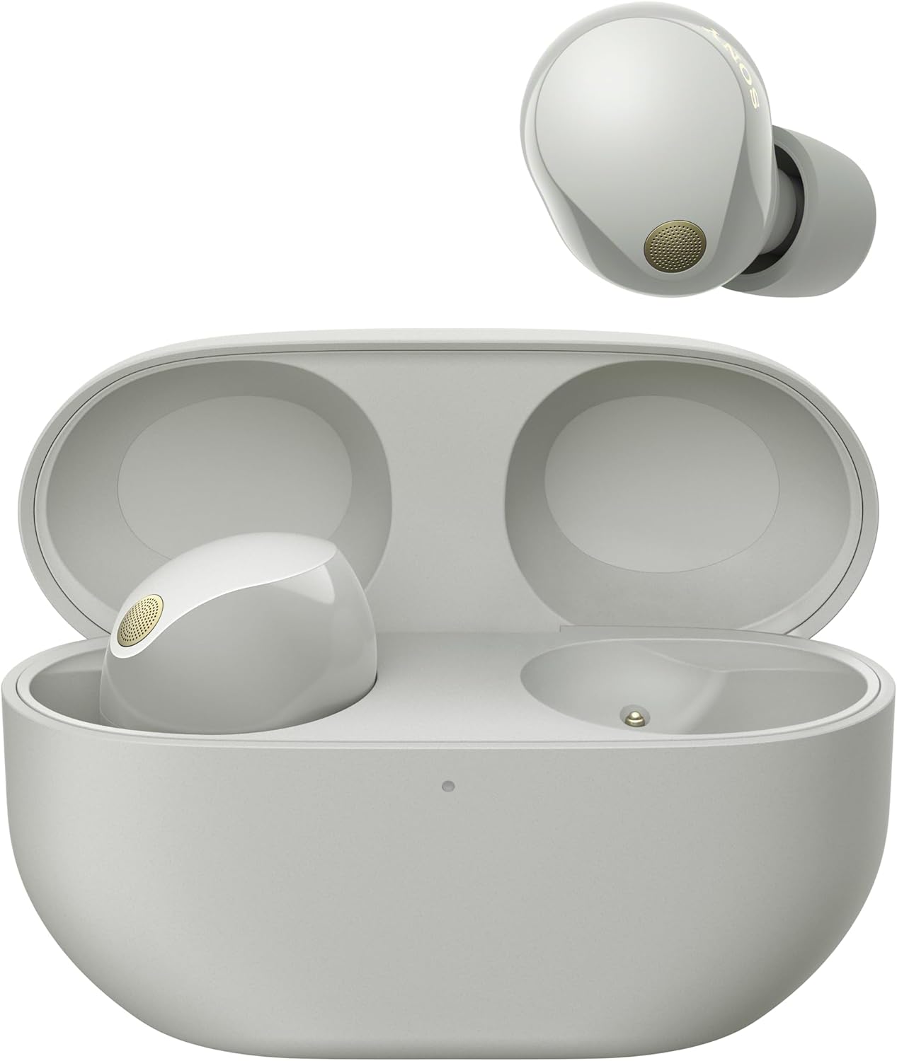 Sony WF1000XM5 True Wireless Noise Cancelling Earbuds - Silver (New)
