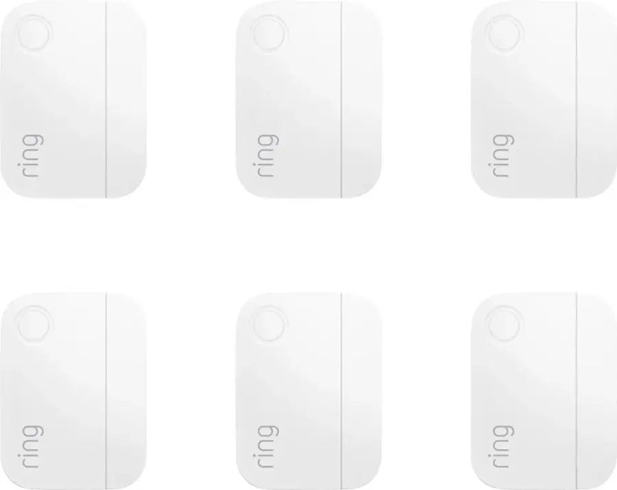 Ring Alarm Contact Sensor (2nd Gen) (6-Pack) - White (New)