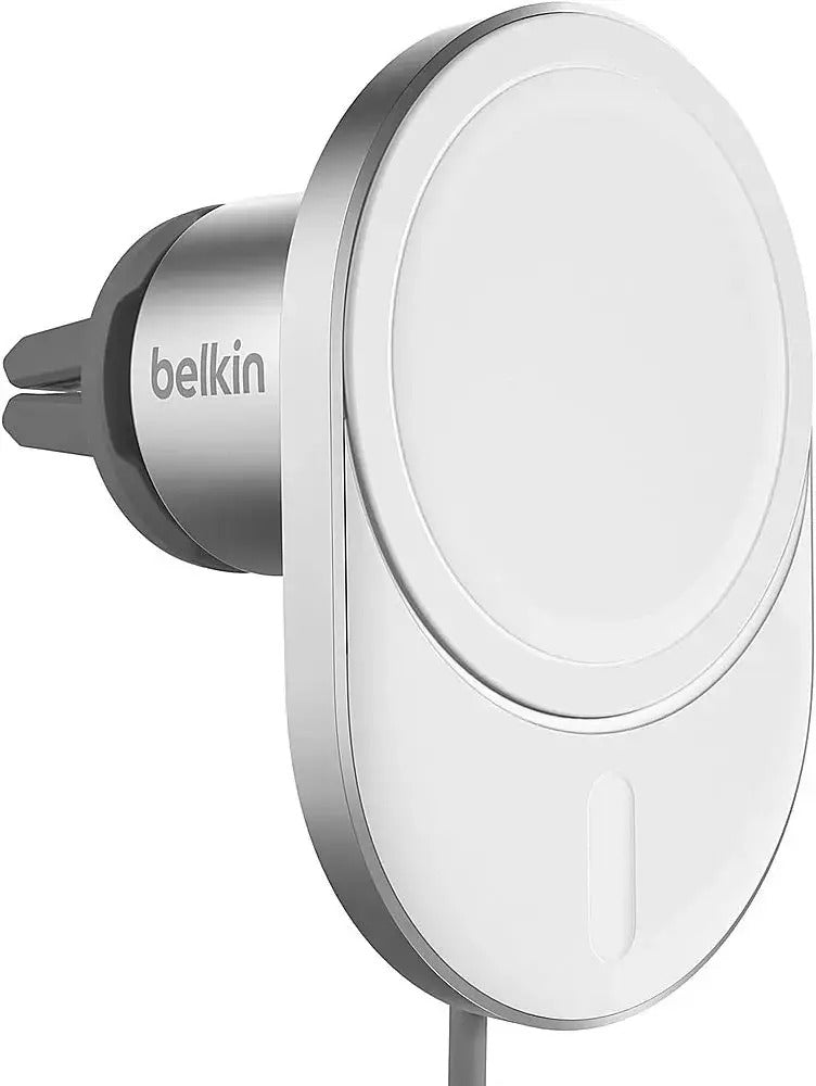 Belkin BoostCharge Pro Magnetic Car Charger - Gray (New)