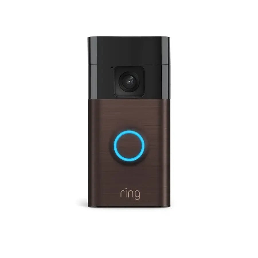 Ring Battery Doorbell Smart Wifi Video Doorbell - Venetian Bronze (Renewed)