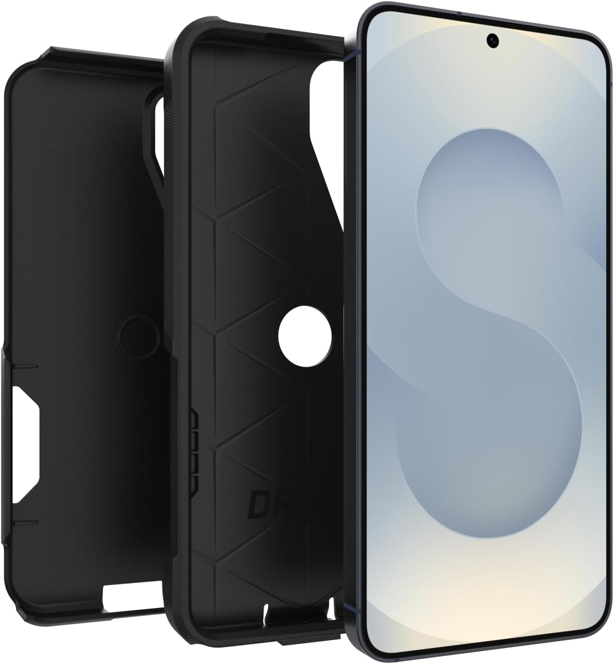 OtterBox COMMUTER SERIES Case for Samsung Galaxy S25 - Black (Renewed)