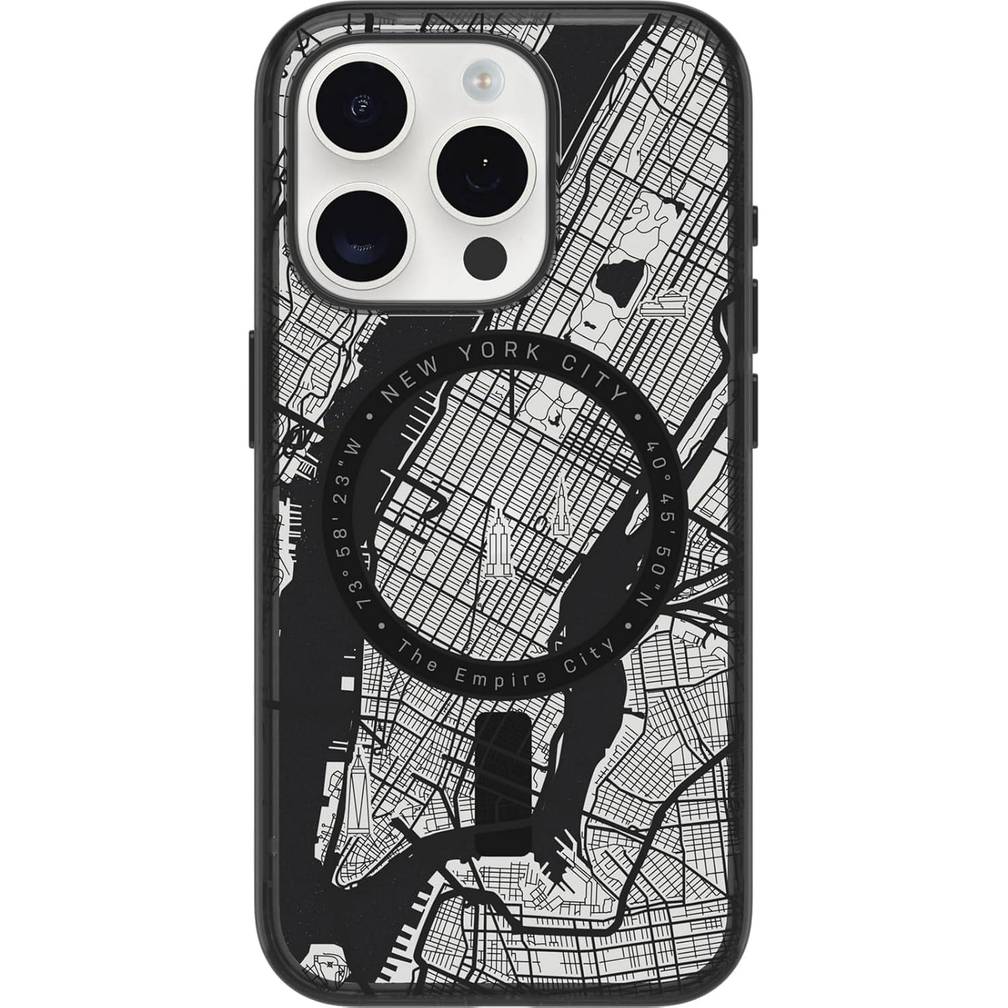 OtterBox LUMEN PASSPORT SERIES Case for iPhone 15 Pro - New York (Clear) (Renewed)