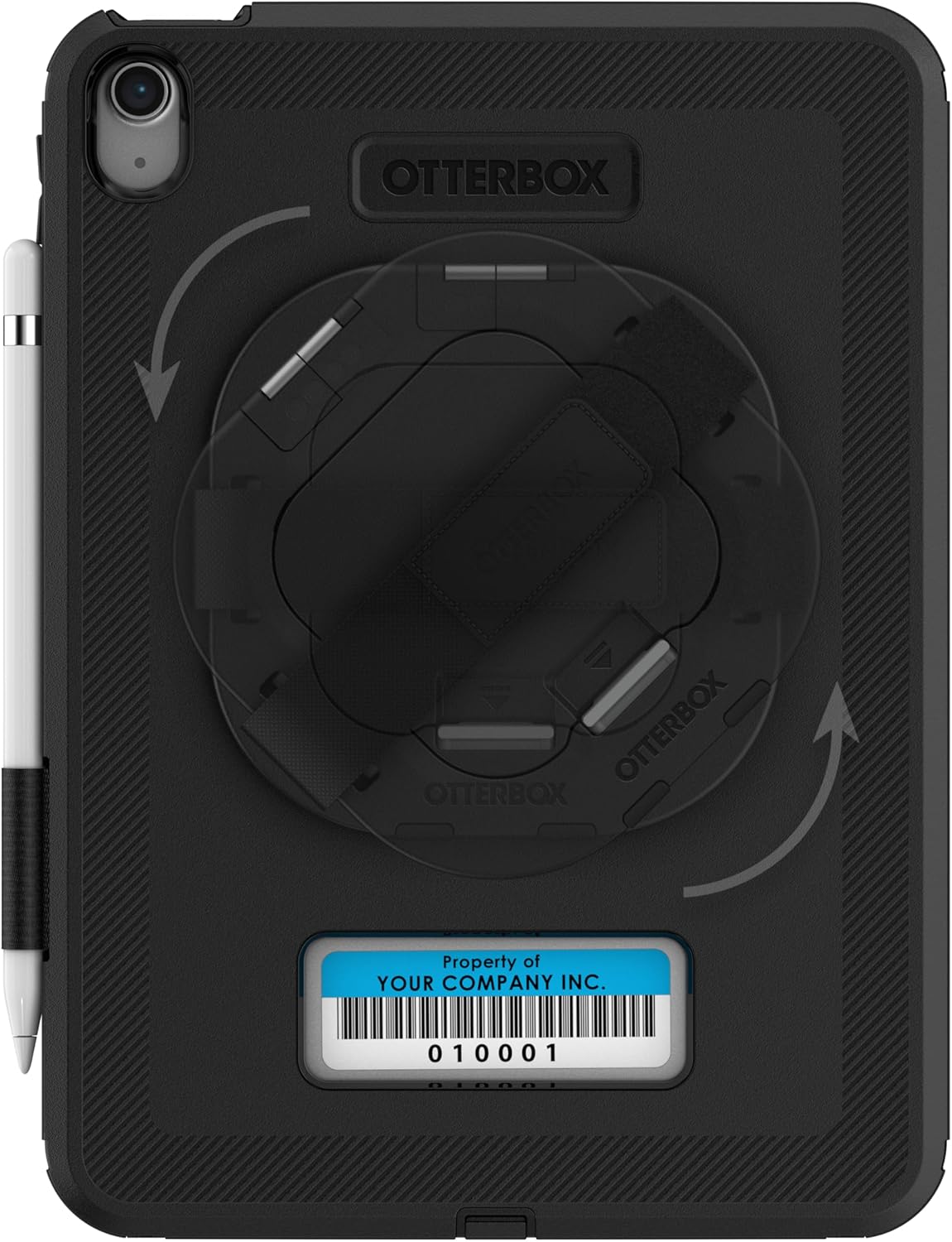 OtterBox Defender Business Case for iPad 10th Gen with Kickstand & Pencil - Black (New)
