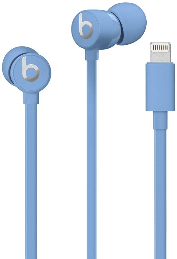 Beats UrBeats3 Wired In-Ear Headphones w/ Lightning Connector - Blue (Certified Refurbished)
