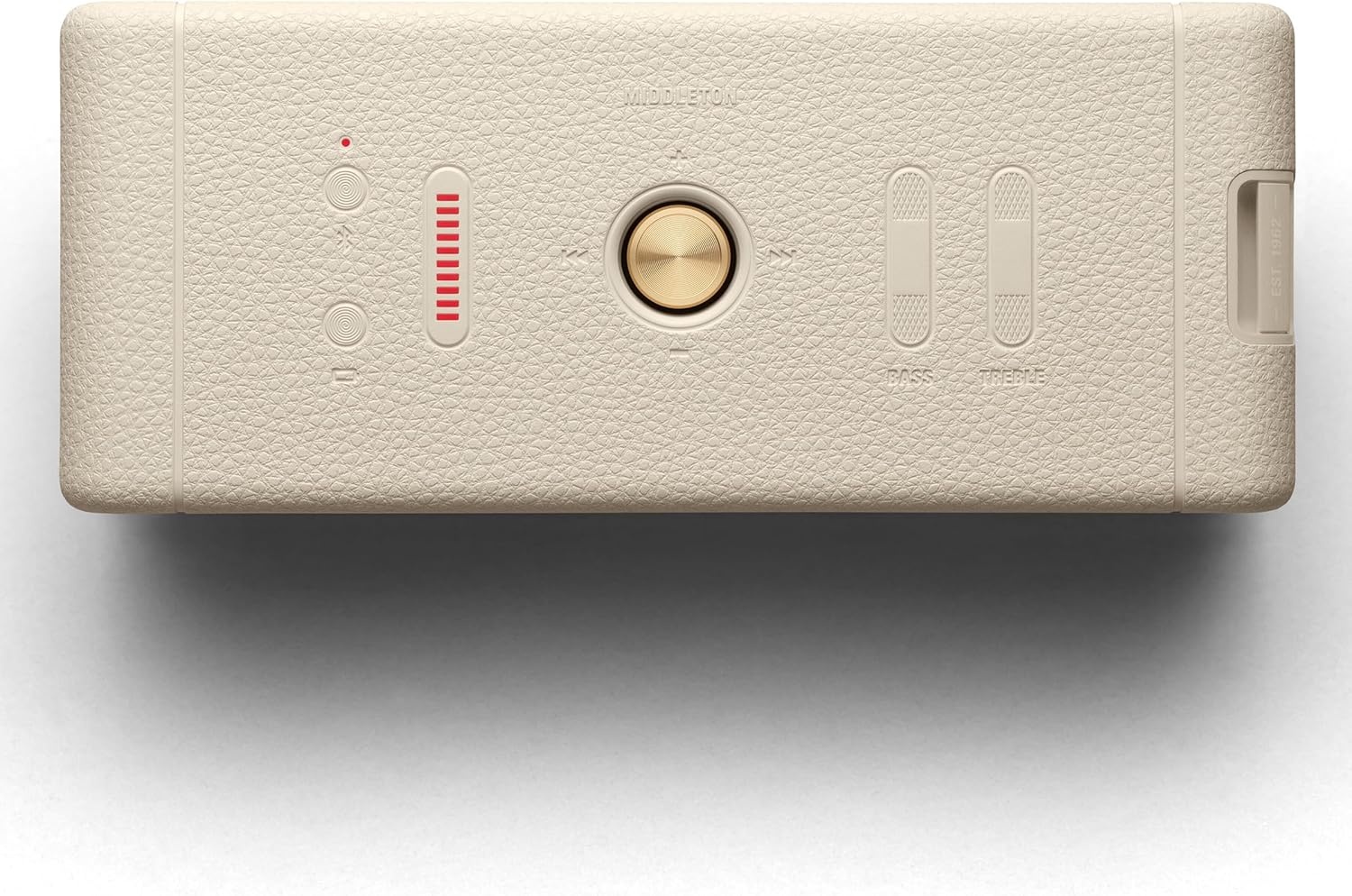 Marshall Middleton Bluetooth Speaker with Waterproof/Dustproof Design - Cream (Renewed)