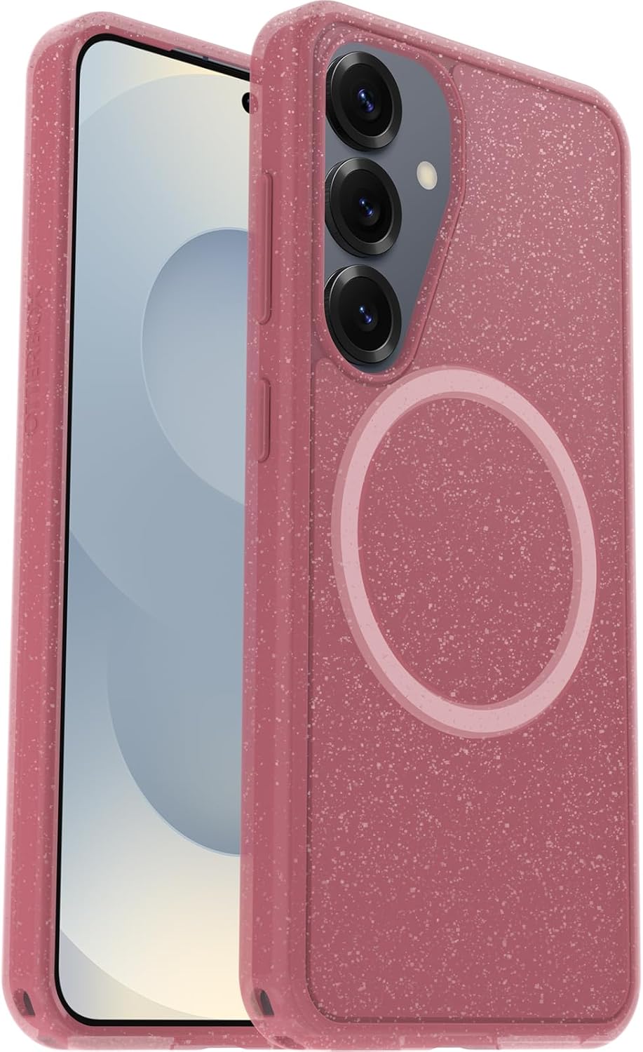 OtterBox SYMMETRY SERIES Clear Magnets Case for Galaxy S25 - Thimbleberry (Renewed)