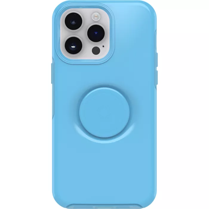 OtterBox Otter+Pop SYMMETRY SERIES Case for Apple iPhone 14 Pro Max - You Cyan This? (New)