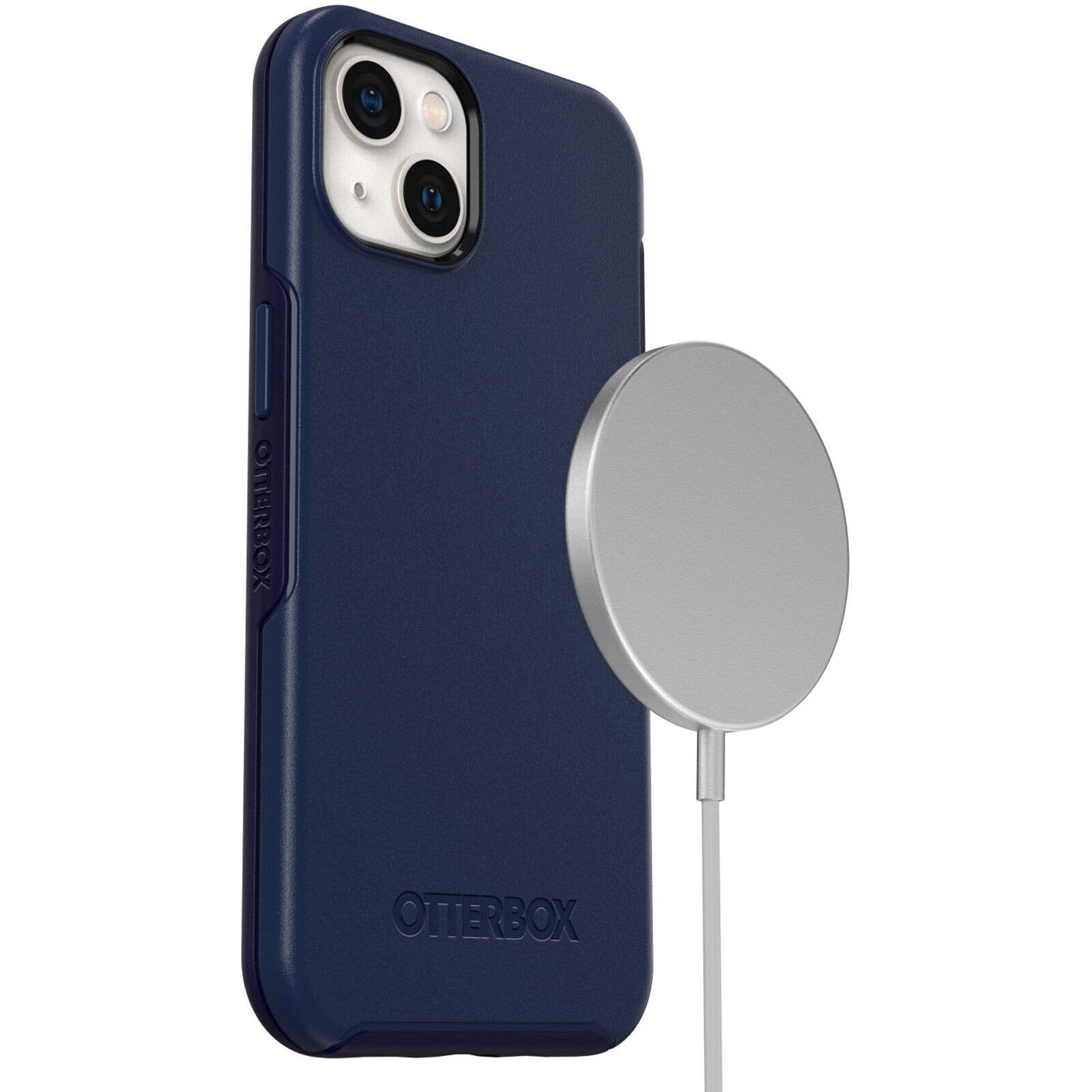 OtterBox SYMMETRY SERIES+ Case w/MagSafe for Apple iPhone 13 - Navy Captain Blue (New)