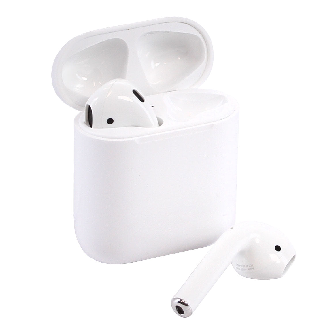 Apple AirPods Bluetooth Wireless Earphones & Charging Case with MFI Lightning Charging Cable (Pre-Owned)