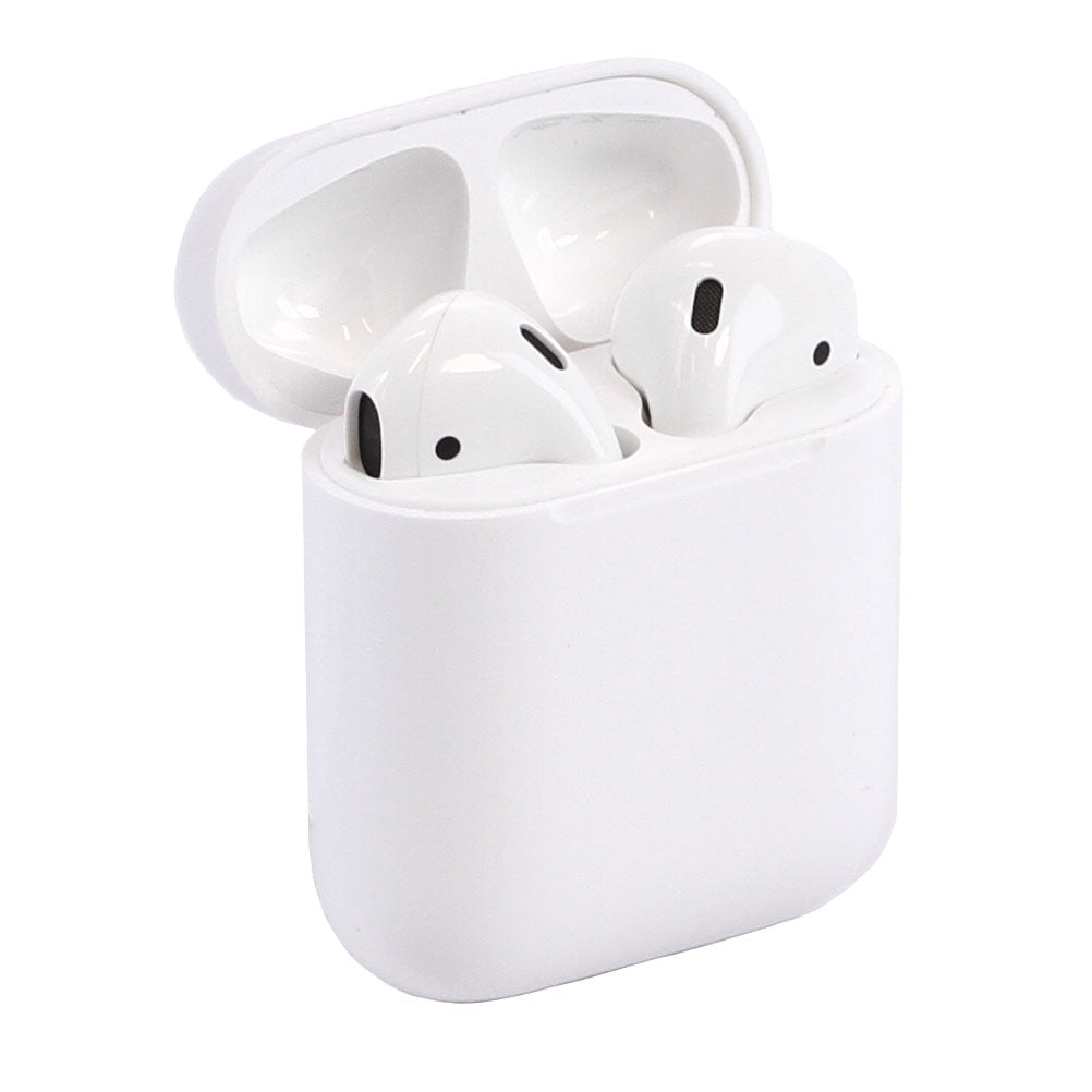 Apple AirPods Bluetooth Wireless Earphones & Charging Case with MFI Lightning Charging Cable (Pre-Owned)