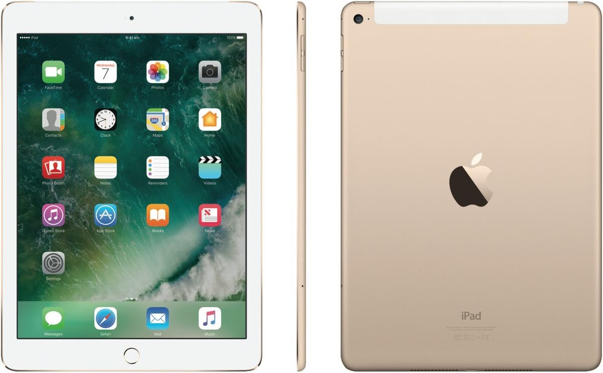 Apple iPad Air 2nd Gen (2014) 9.7in 16GB Wifi + Cellular (Unlocked) - Gold (Pre-Owned)
