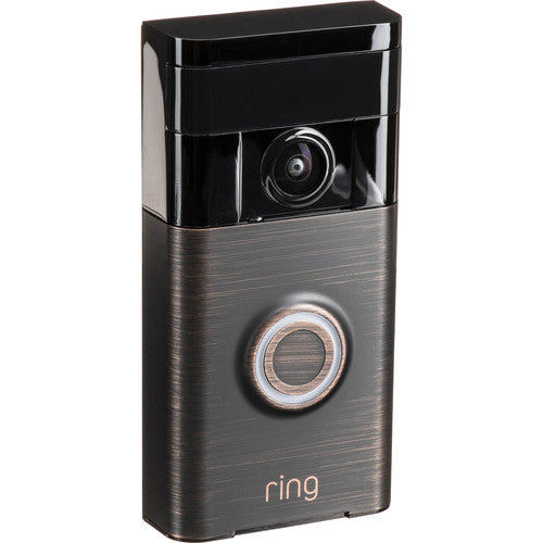 Ring Wi-Fi Smart Video Doorbell - Black (Pre-Owned)