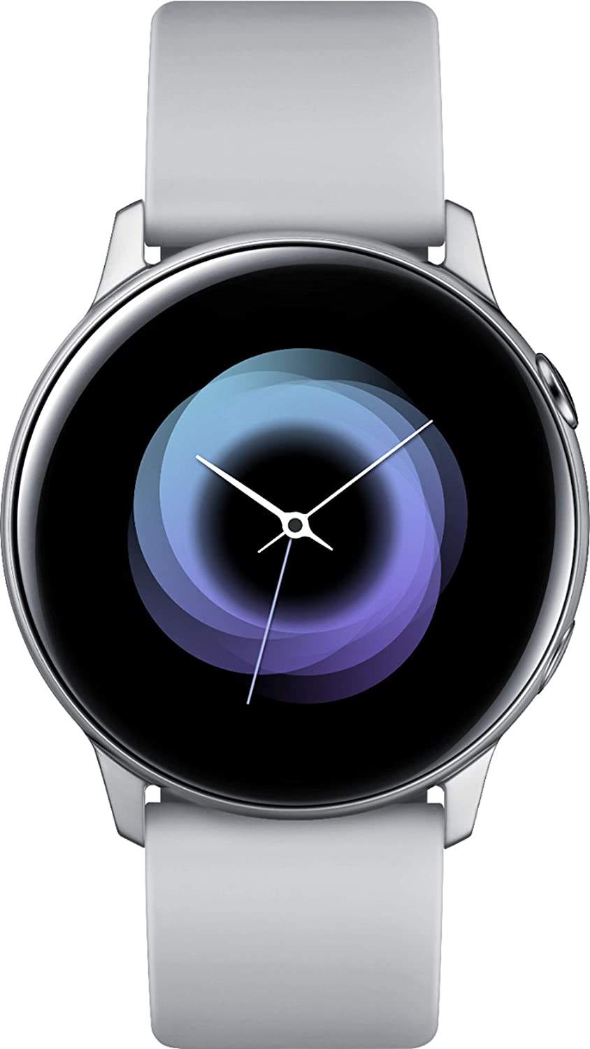 Samsung Galaxy Watch Active GPS & Bluetooth w/40mm Silver Aluminum Case (Pre-Owned)
