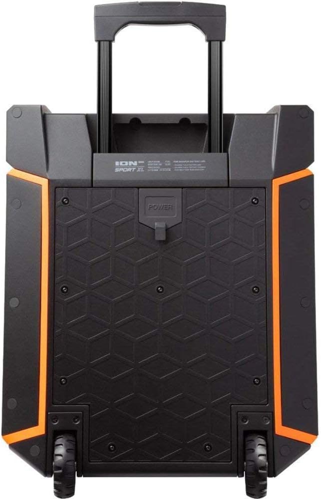 Ion Audio Sport XL, 8" 2-Way Tailgate Portable PA Speaker - Black / Orange (Pre-Owned)