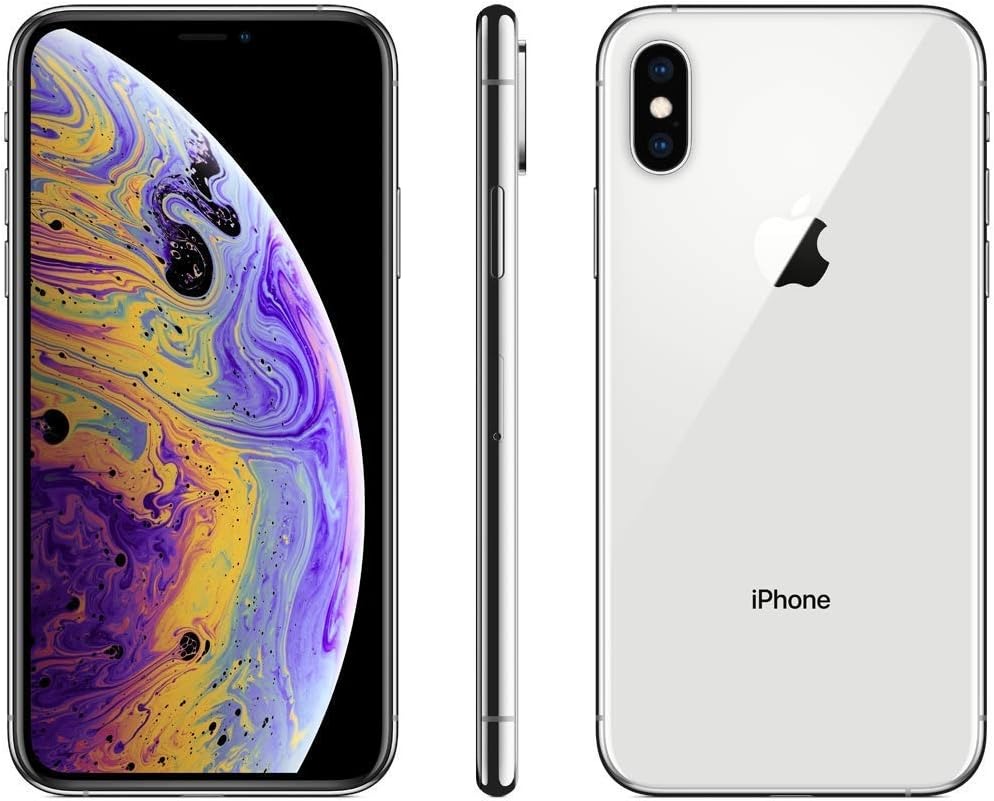 Apple iPhone XS 256GB (Unlocked) - Silver (Renewed)