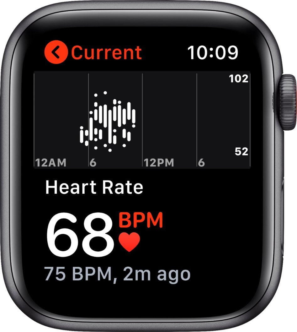Apple Watch SE 1st Gen (GPS + LTE) 44mm Space Gray Aluminum Case & Black Sport Band (Pre-Owned)