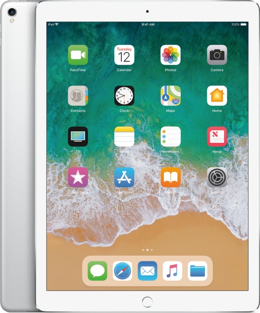 Apple iPad Pro 2nd Gen 12.9" 64GB (Wifi + LTE) (Unlocked) - Silver (Pre-Owned)
