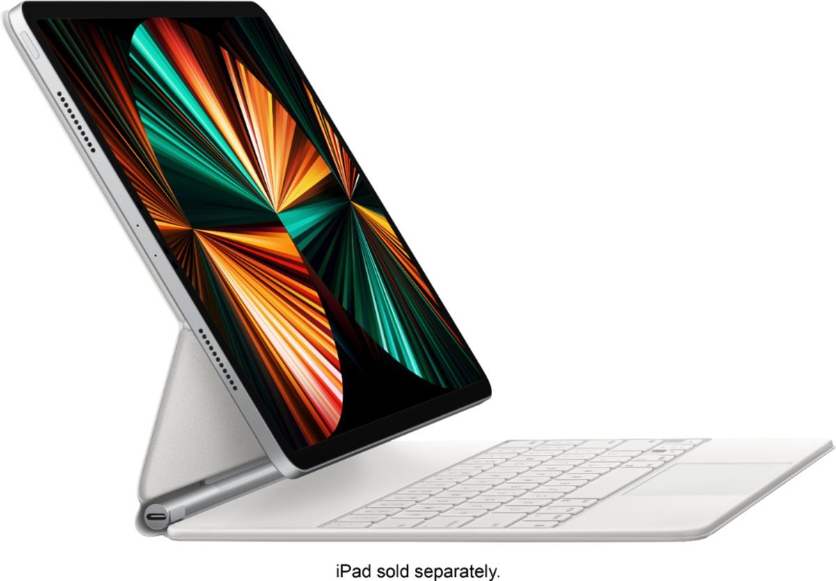 Apple Magic Keyboard for 12.9-Inch iPad Pro 3rd Gen / 4th Gen / 5th Gen - White (Pre-Owned)