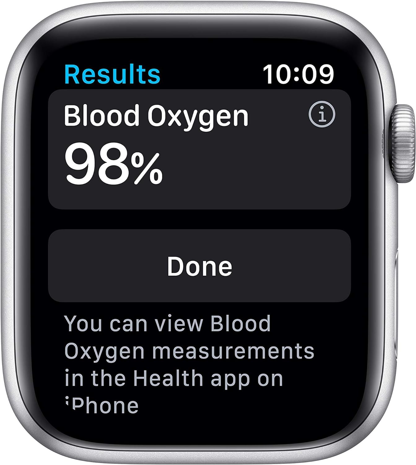 Apple Watch Series 6 (GPS) 44MM Silver Aluminum Case & White Sport Band (Used)